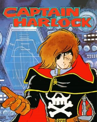 Captain Harlock Animation Poster Paint By Number