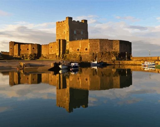 Carrickfergus Castle Paint By Numbers