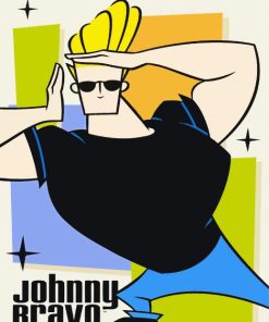 Cartoon Character Johnny Bravo Paint By Numbers