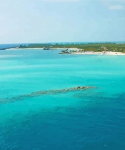 Castaway Cay Seascape Paint By Numbers