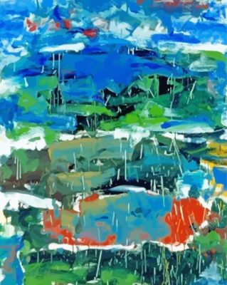 Champs By Joan Mitchell Paint By Numbers