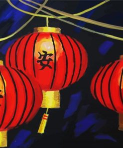 Chinese Lantern Paint By Numbers