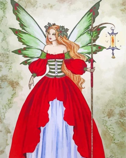 Christmas Fairy Paint By Numbers