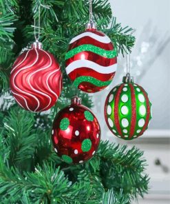 Christmas Baubles Paint By Numbers