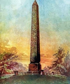 Cleopatras Needle Art Paint By Numbers