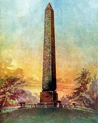 Cleopatras Needle Art Paint By Numbers