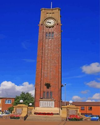 Coalville City Tower Paint By Numbers