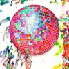 Colorful Disco Ball Paint By Numbers