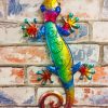 Colorful Gecko Reptile Paint By Numbers