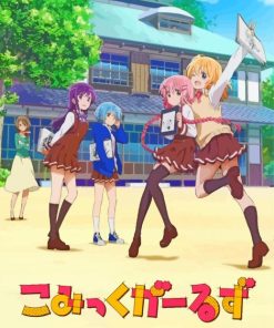 Comic Girls Anime Poster Paint By Numbers