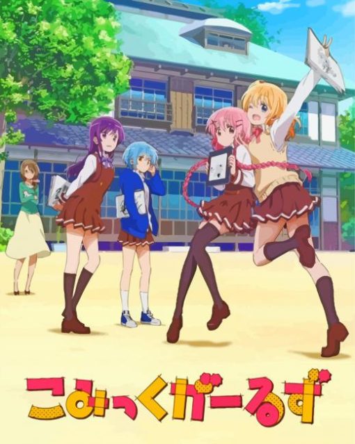 Comic Girls Anime Poster Paint By Numbers