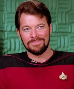 Commander Riker William Paint By Numbers