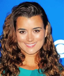 Cote De Pablo Chilean American Actress Paint By Numbers