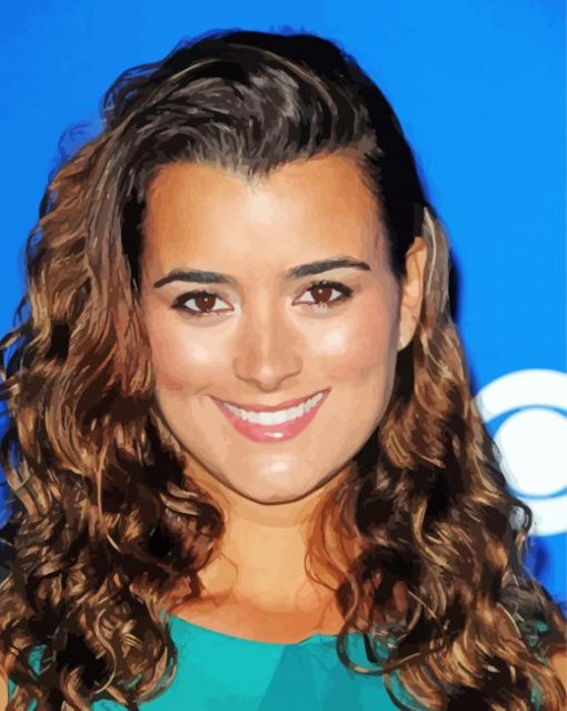 Cote De Pablo Chilean American Actress Paint By Numbers