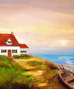 Cottage By The Sea Paint By Numbers