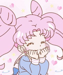 Cute Chibiusa Character Paint By Numbers