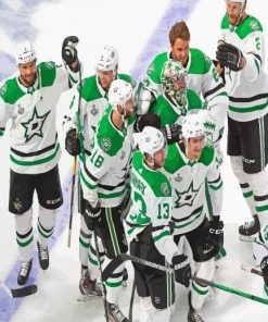 Dallas Stars Players Paint By Numbers