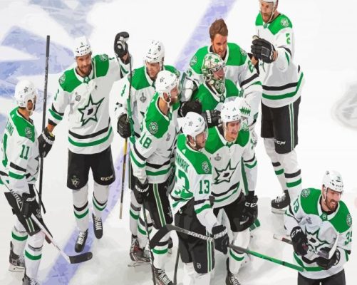 Dallas Stars Players Paint By Numbers