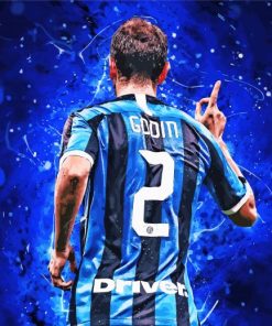 Diego Godin Back Art Paint By Numbers