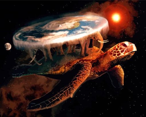 Discworld Turtle Paint By Numbers