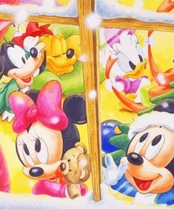 Disney Christmas Art Paint By Numbers