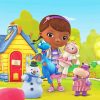 Doc McStuffins Children Television Serie Paint By Numbers