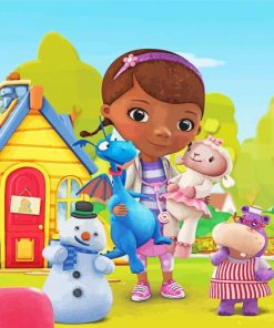 Doc McStuffins Children Television Serie Paint By Numbers