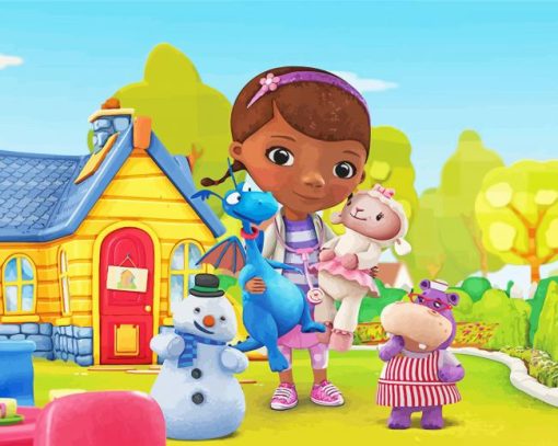 Doc McStuffins Children Television Serie Paint By Numbers