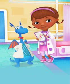 Doc McStuffins And Stuffy Paint By Numbers