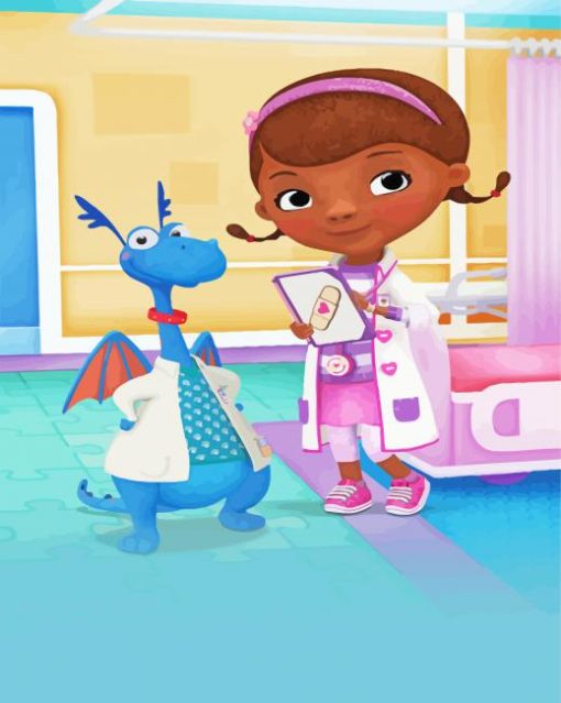 Doc McStuffins And Stuffy Paint By Numbers