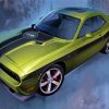 Dodge Challenger Scat Art Paint By Numbers