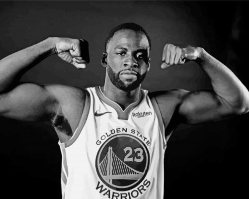 Draymond Green Black And White Paint By Numbers