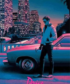 Drive With Ryan Gosling Poster Paint By Numbers