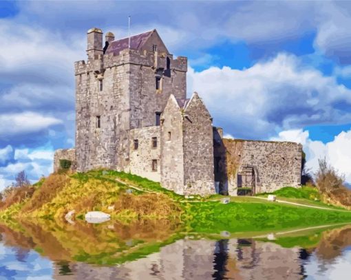 Dunguaire Castle Ireland Paint By Numbers