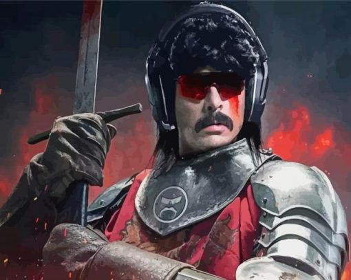 Elden Ring Boss Dr Disrespect Paint By Number