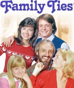 Family Ties Sitcom Poster Paint By Number