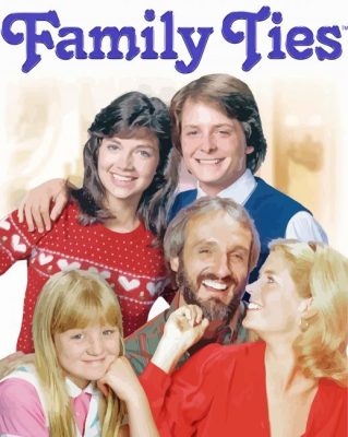 Family Ties Sitcom Poster Paint By Number