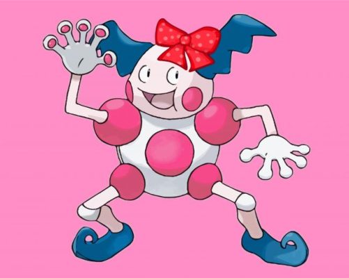 Female Mr Mime Paint By Numbers