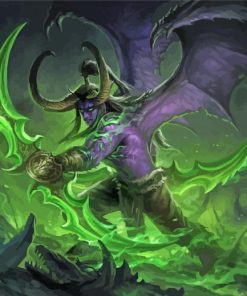 Fictional Character Illidan Stormrage Paint By Number