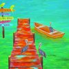 Florida Keys Dockside Art Paint By Number