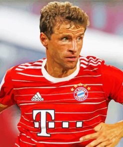 Football Player Thomas Muller Paint By Numbers