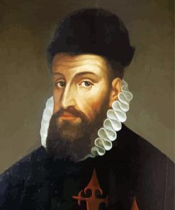 Francisco Pizarro Portrait Paint By Numbers