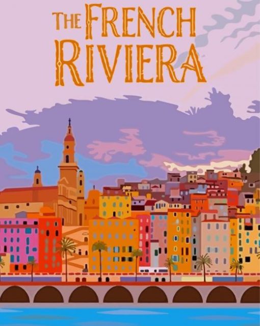 French Riviera Paint By Numbers