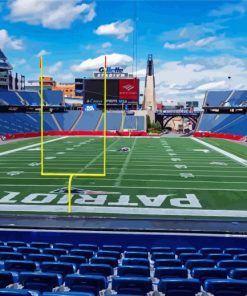 Gillette Stadium Massachusetts Paint By Numbers