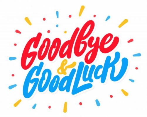 Good Bye And Good Luck Paint By Numbers