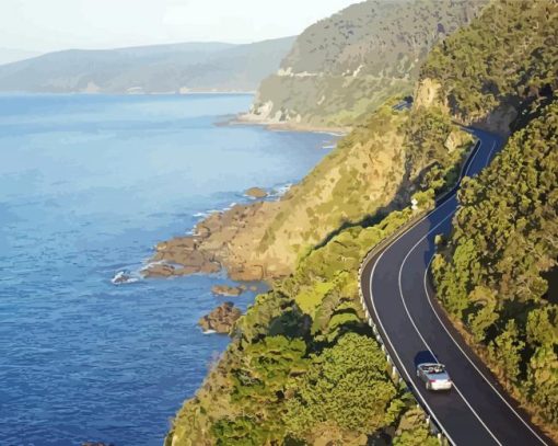 Great Ocean Road Paint By Numbers