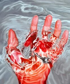 Hand In Water Paint By Numbers