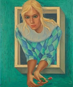 Harlequin Girl By Margaret Keane Paint By Numbers