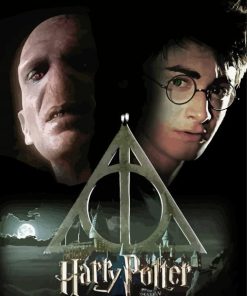 Harry Potter Deathly Hallows Poster Paint By Numbers