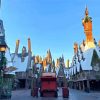 Hogsmeade Buildings Paint By Numbers